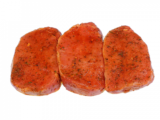 Winzersteaks vom Schweinerücken 3 Stück ca. 540 g