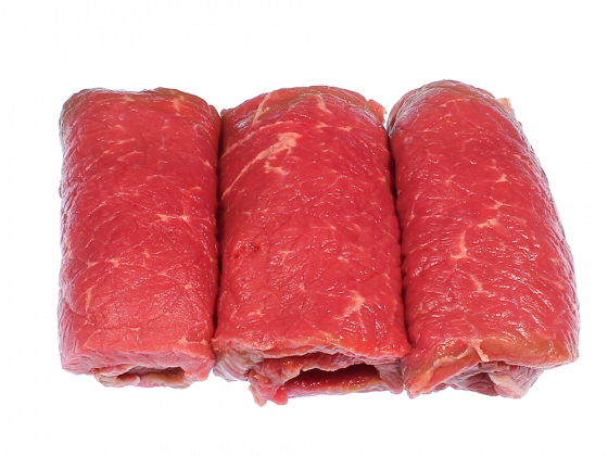 Rinderroulade, vom Simmentaler Rind handgeschnitten ca 5 Stück = 950 g