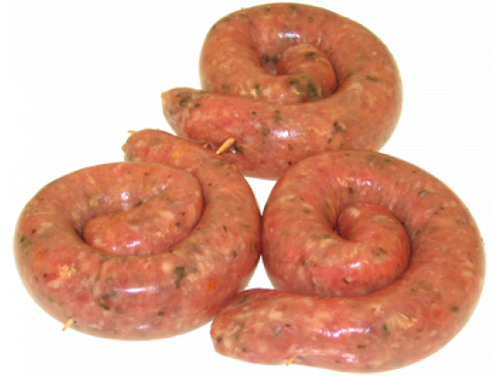Kringelbratwurst, 5 Stück = 600 g