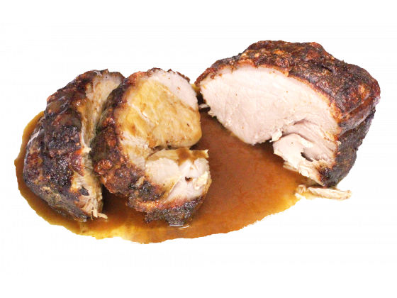 Spanferkel Krustenbraten mit Soße, Ideal für den AirFryer