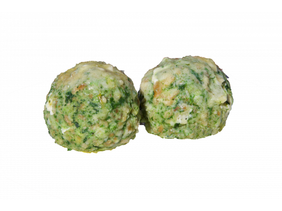 Spinatknödel mit Bergkäse Füllung