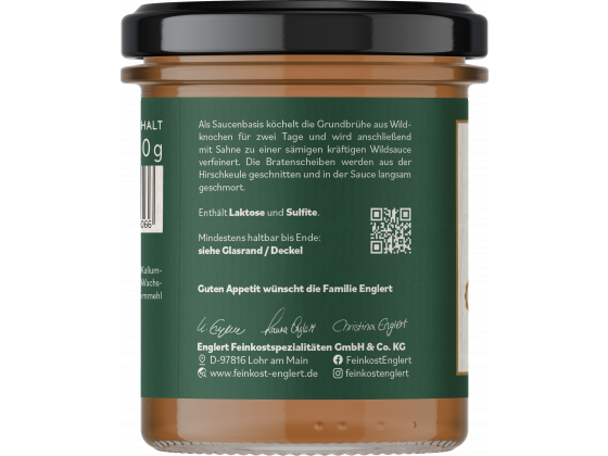30006 Hirschbraten 320 g V1 L