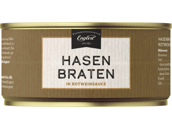 Hasenbraten in Rotweinsauce