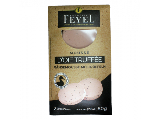 Feyel Gänsemousse mit Sommertrüffeln 3%