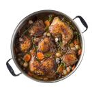 Coq au vin - marinierte Hähnchenoberkeulen in Rotwein geschmort/></a>

            <div class=