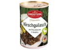 Hirschgulasch mit Preiselbeeren und Madeirawein