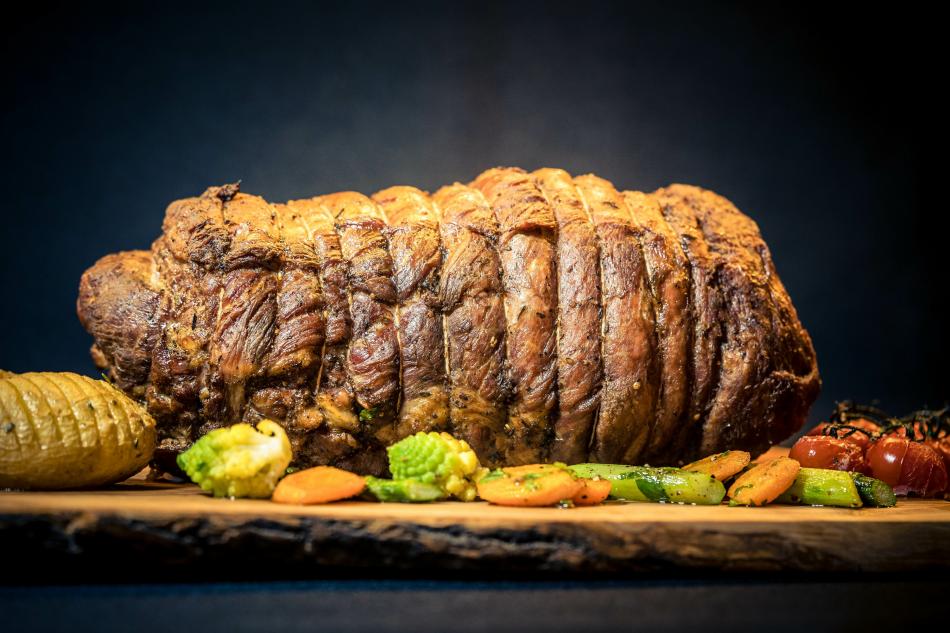 Kalbsrollbraten vom Gourmetkalb - Serviervorschlag